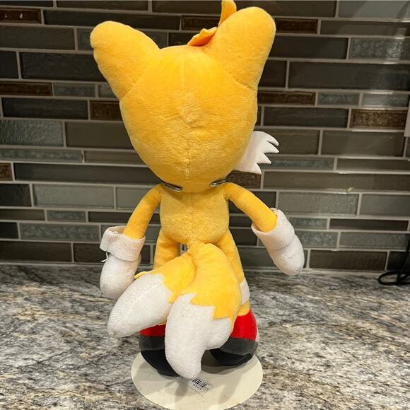 Sonic the Hedgehog Miles Prower Tails 10” plush - Picture 2 of 4